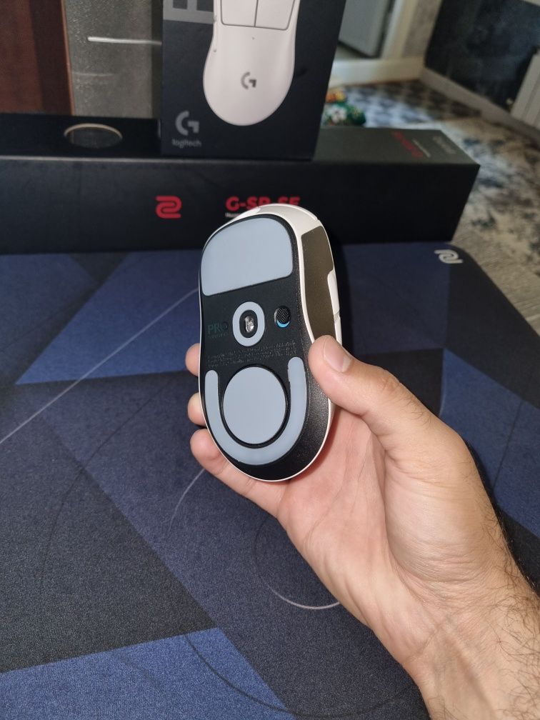 Logitech G Pro 2 dex + kovrik Zowie by BenQ G-SR-SE Deep Blue