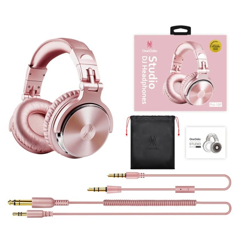 Слушалки Hi-res OneOdio Pro 10 Rose Gold 20 Hz-40 KHz,32 Ом, 1600 mw