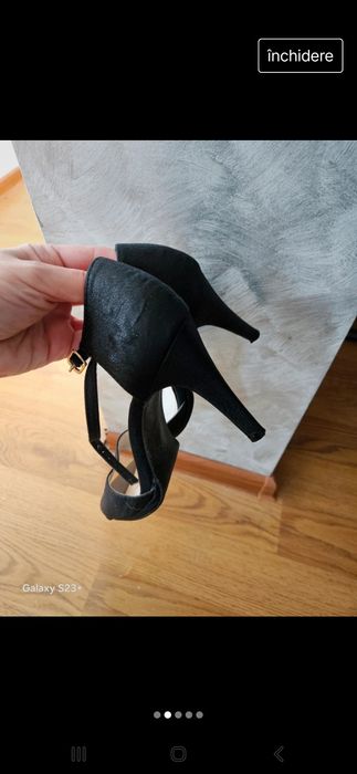 Sandale negre comode