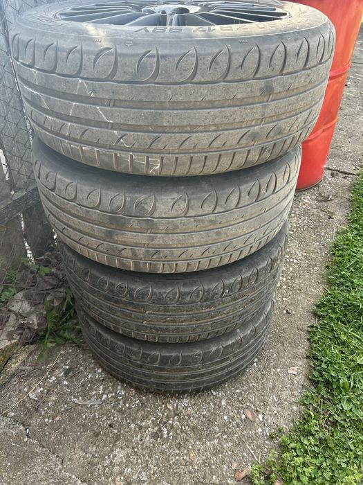 4 броя 17 5 112 жанти с гуми 225 50 17