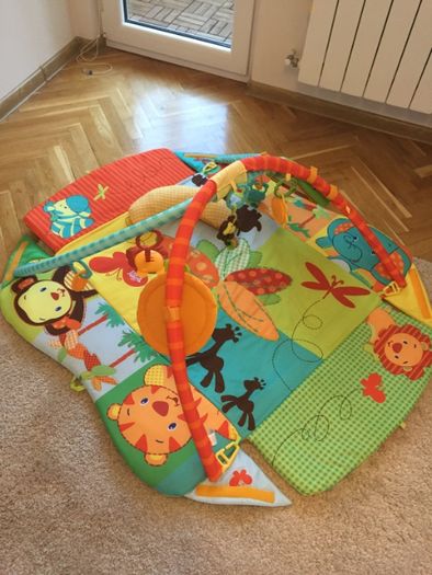 Музикална интер активна гимнастика килимче за бебе Bright Starts