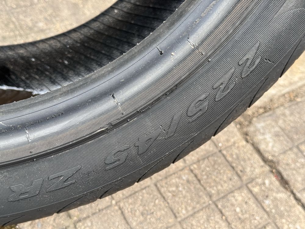 225/45/R17 Pirelli Pzero 4бр летни dot1217 6-7мм