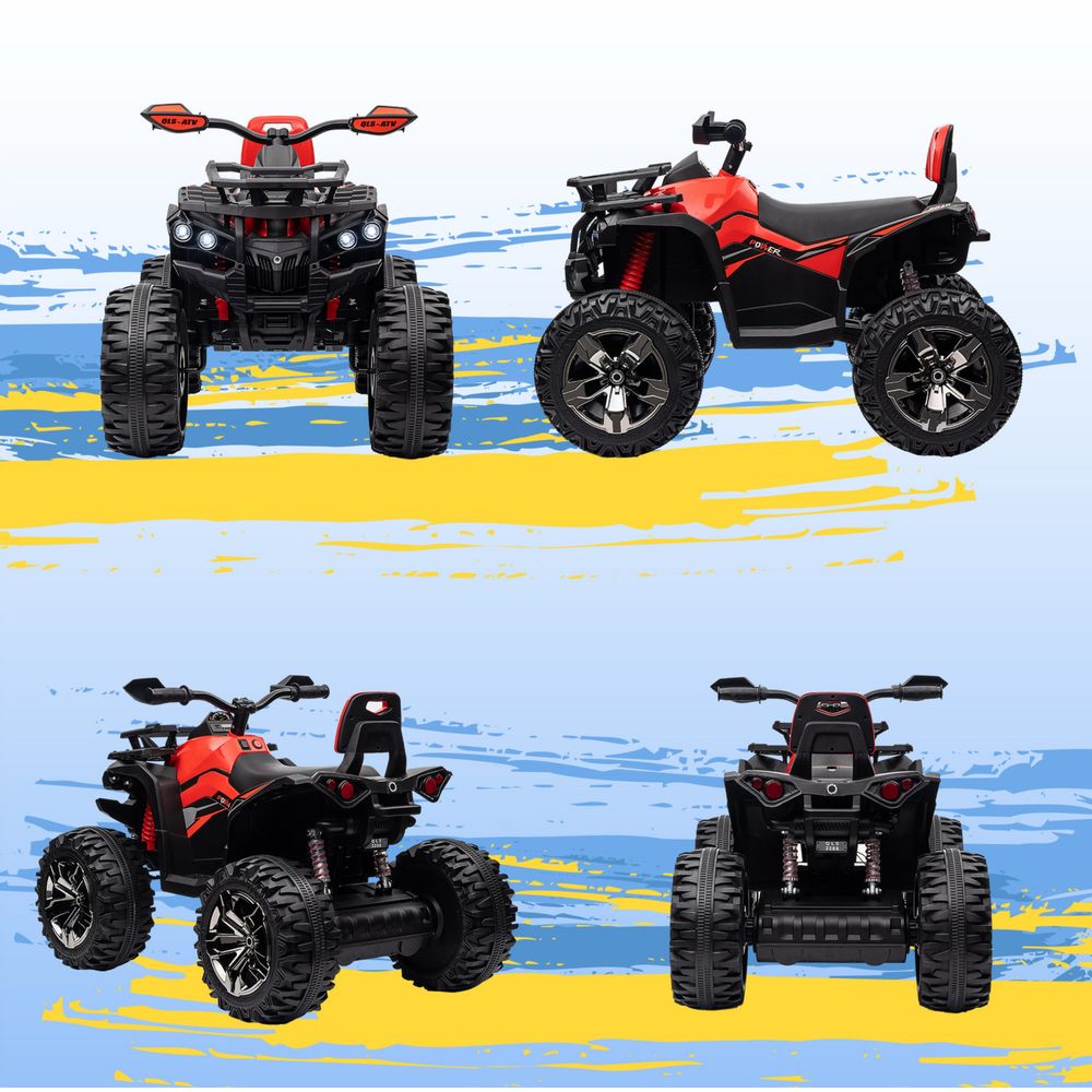 Електрическо ATB за деца Homcom 12v акумулаторна батерия 100х65x73cm.