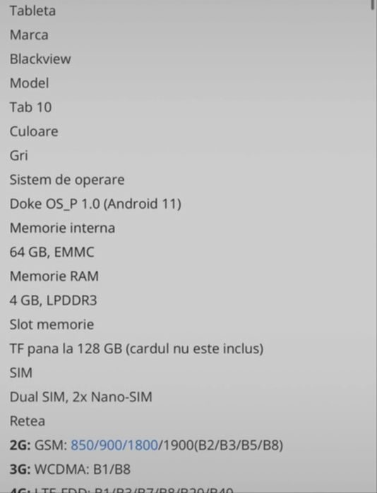 Tableta Blackview Tab10