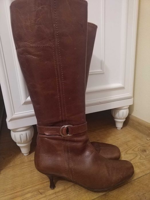 Cizme de piele, marimea 37