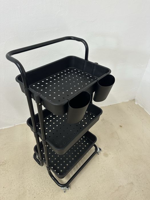 Количка за съхранени на 3 нива с колелца SONGMICS