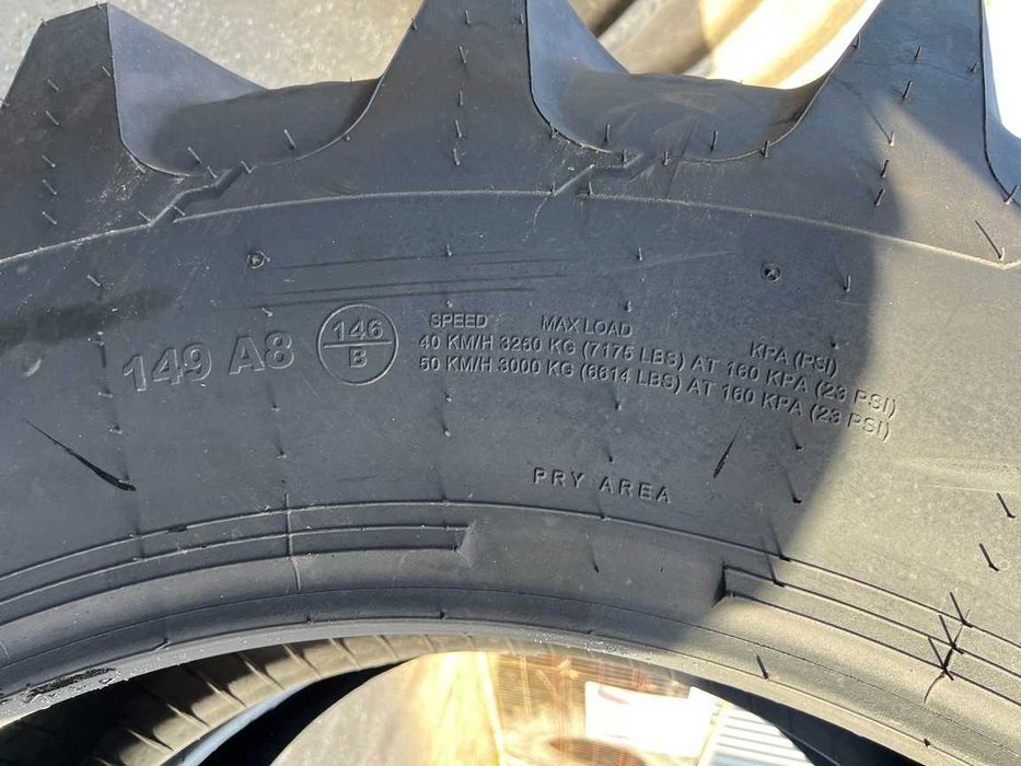 Cauciucuri radiale noi 460/85 R38 pentru tractor Case marca OZKA