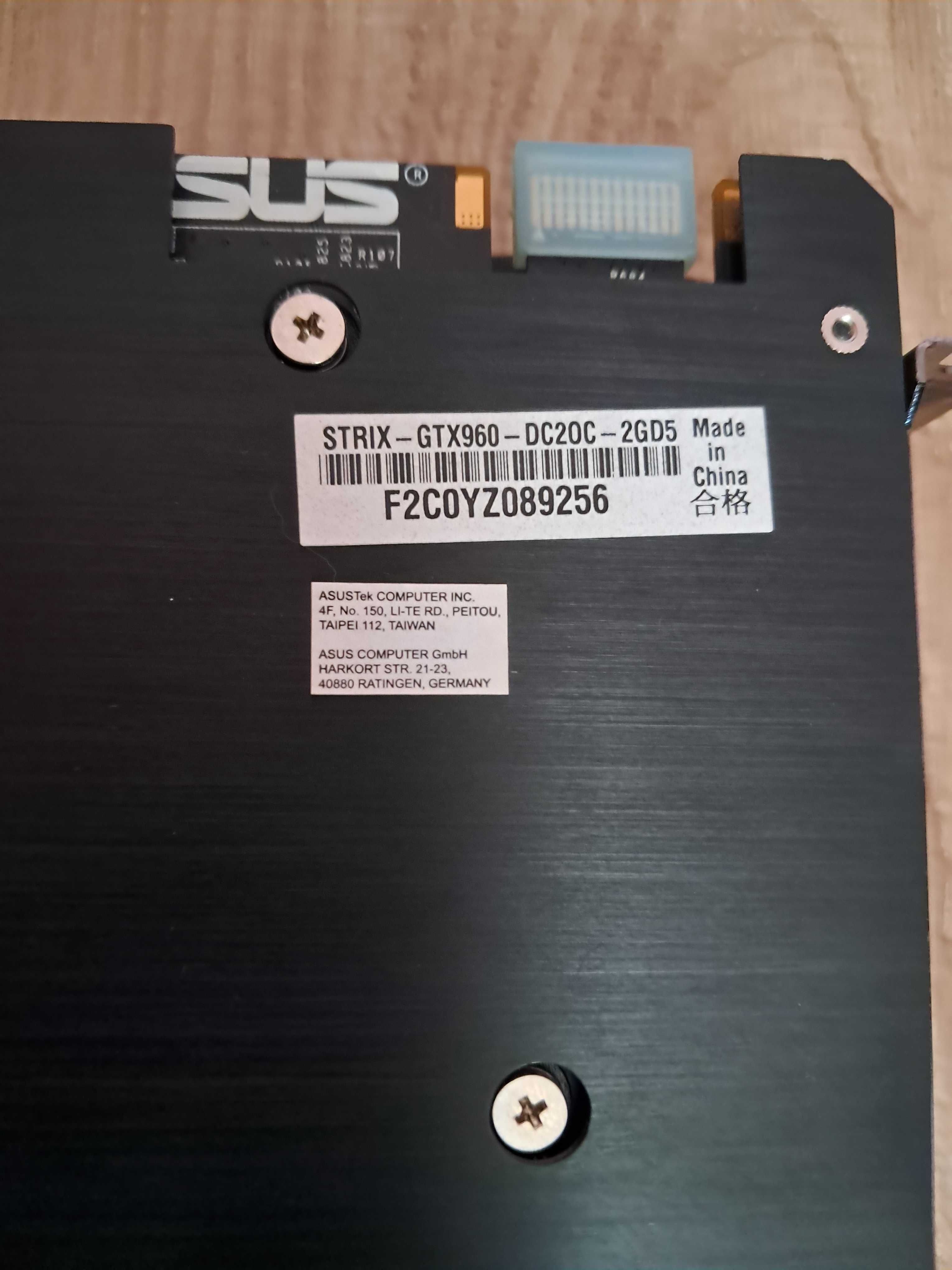 ASUS GeForce GTX 960 DirectCU II OC 2GB GDDR5 128bit