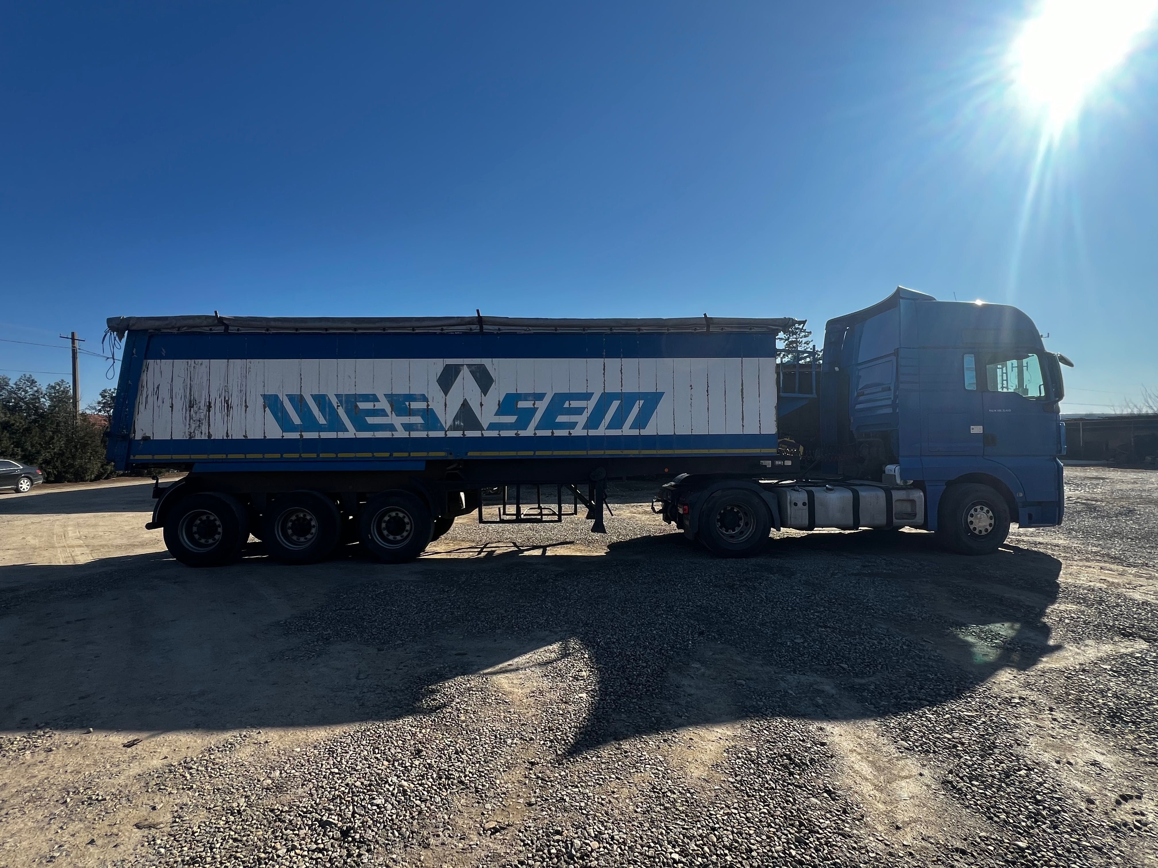 Vand cuplu Man TGX 440 cu Semiremorcă 38m3