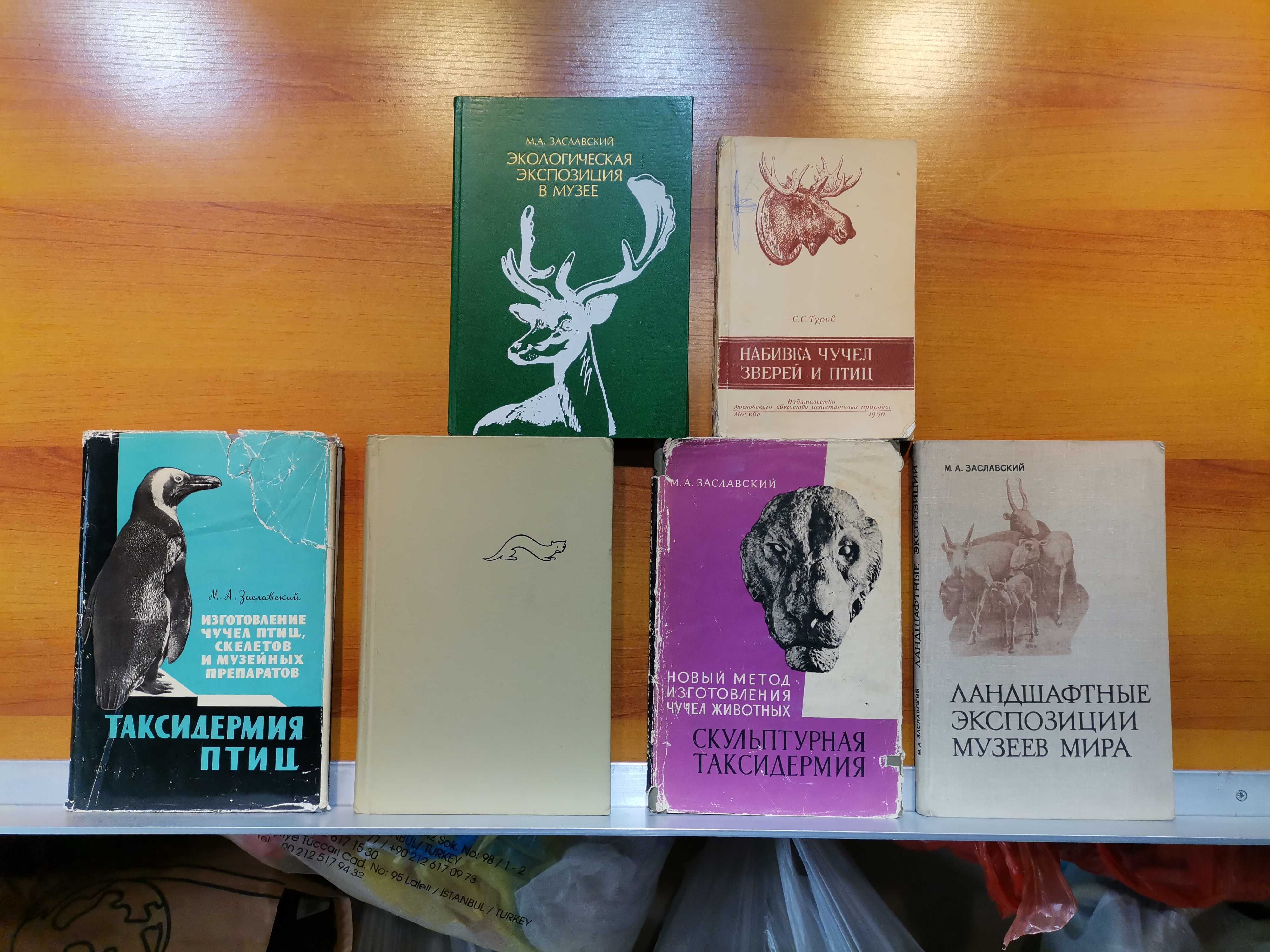 Таксидермия. Охотничий трофей. Заславский. Коллекция книг