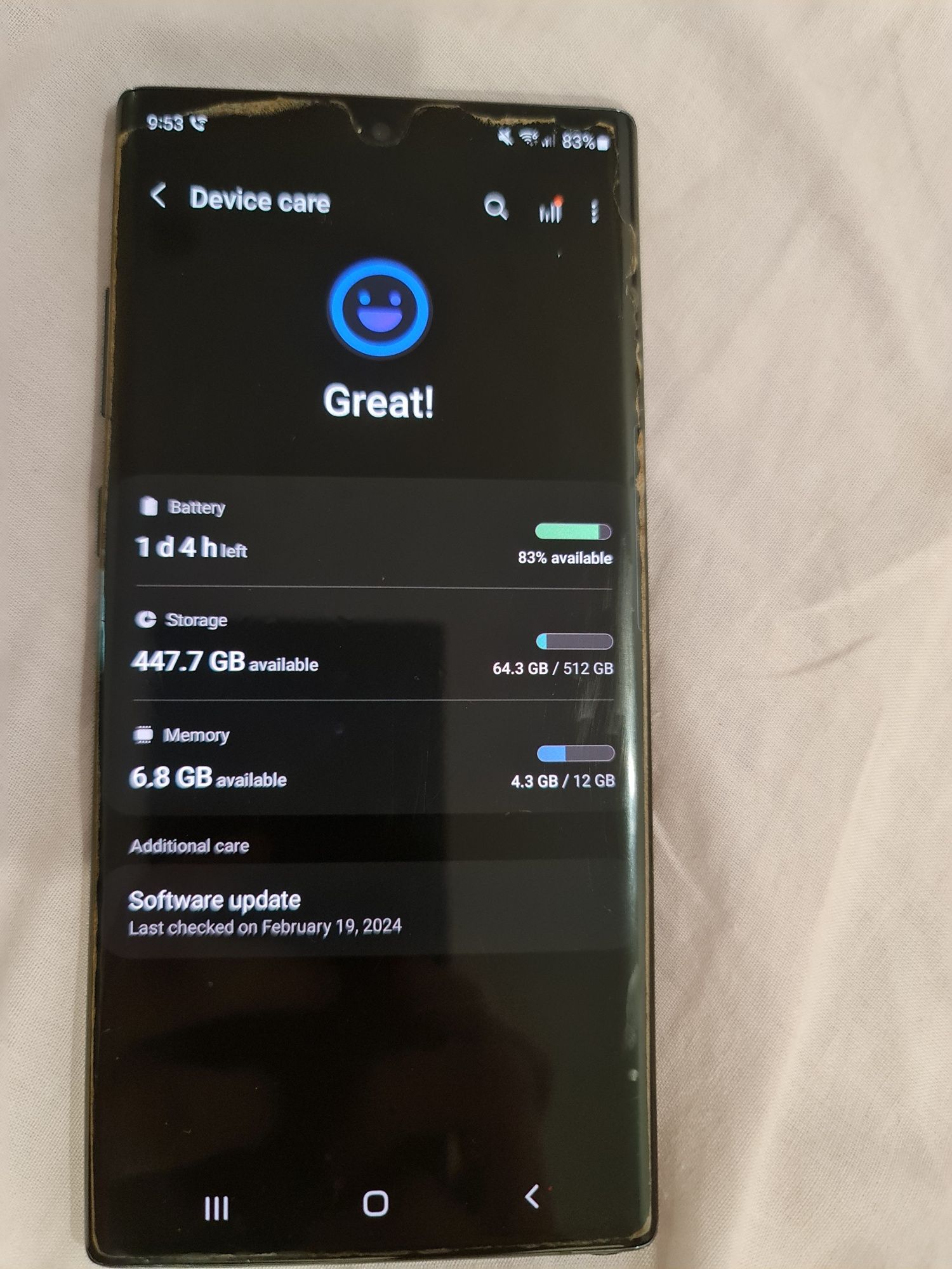 Samsung Note 10+ varianta cu Snapdragon 512GB/12GB Ram