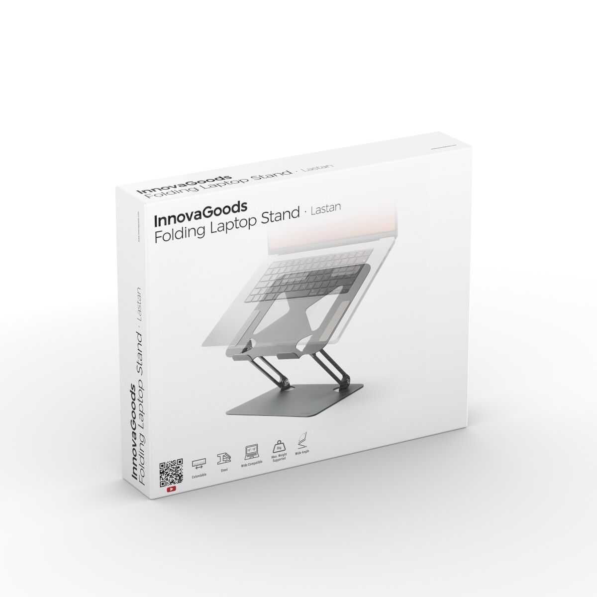 Сгъваема и регулируема стойка за лаптоп Lastan InnovaGoods