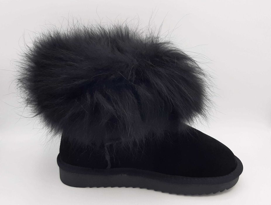 Cizme / ghete UGG - blana naturala, piele naturala