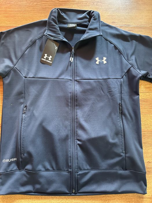 Мъжки,полиамиден,тъмно син екип Under Armour,с лека топла подплата