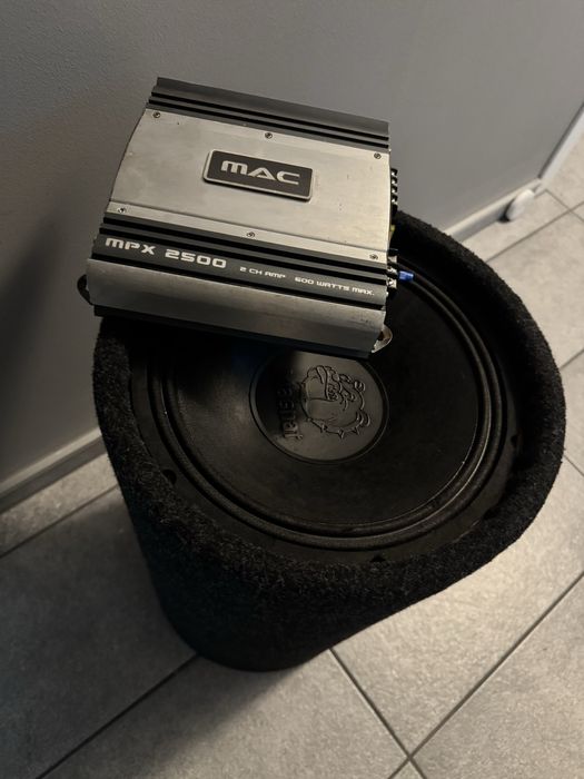 Vand kit statie mac mpx 2500 600w si subwoofer magnat bull 300w 30 cm