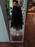 fusta maxi neagra Shein