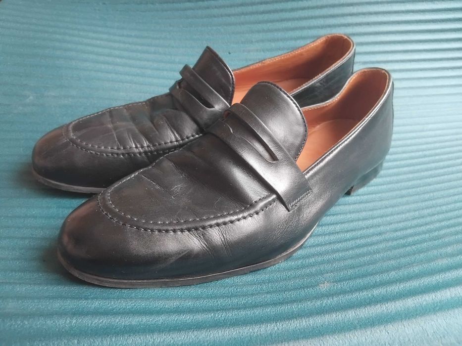 Gino Rossi оригинални мъжки обувки естествена кожа, 40 номер