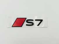 Emblema AUDI S7 spate negru NOU