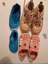 3бр. Чифта детски обувки Zara, Adidas, Decathlon-размер 26-27