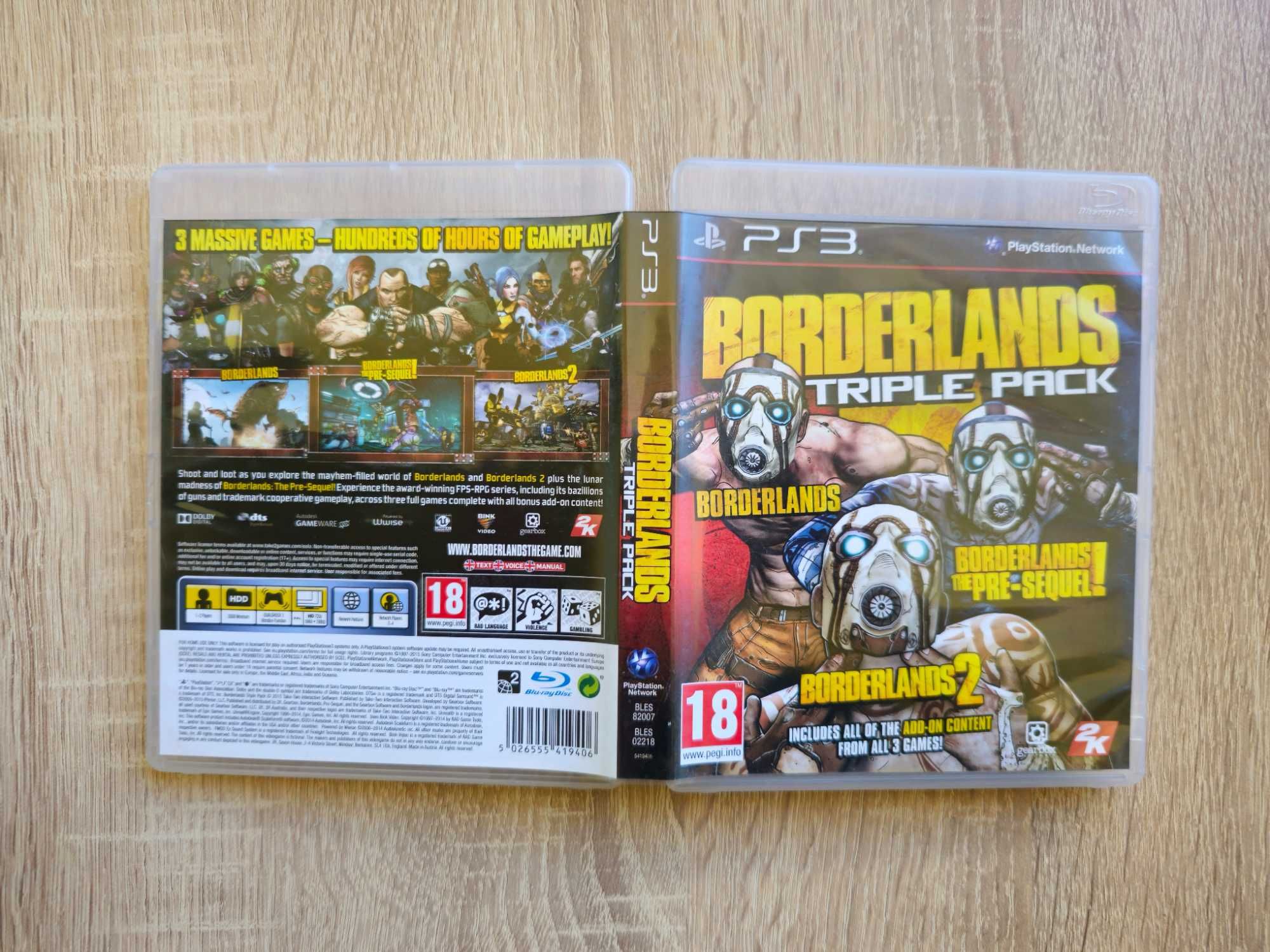 Borderlands Triple Pack/Trilogy за PlayStation 3 PS3 ПС3