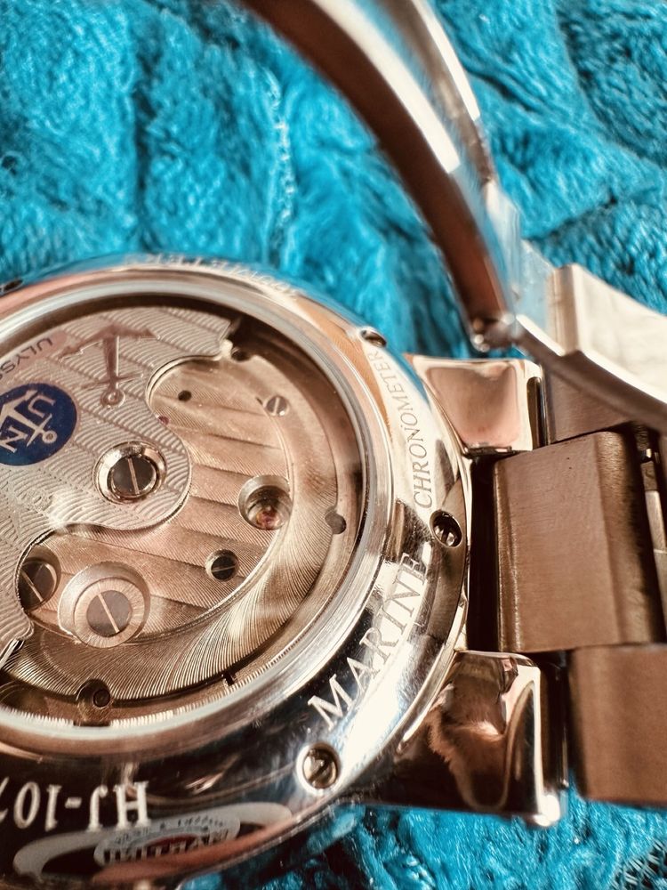Уникален ULYSSE NARDIN Marine часовник, изключително солиден и точен