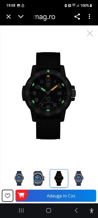 Ceas Elvețian Luminox.
