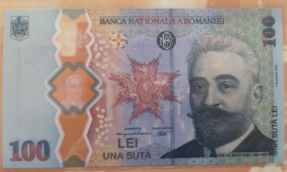 Desavarsirea Marii Uniri Ion I.C. Bratianu - Bancnota comemorativa 100