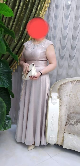 Женское платье в пол 46