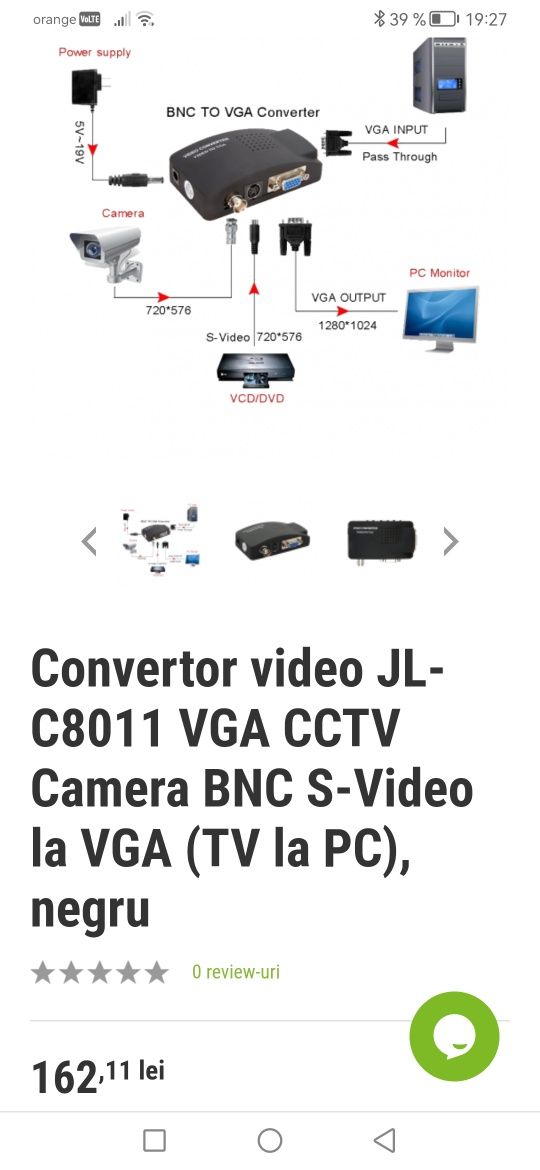 Convertor video Bmc /Vga