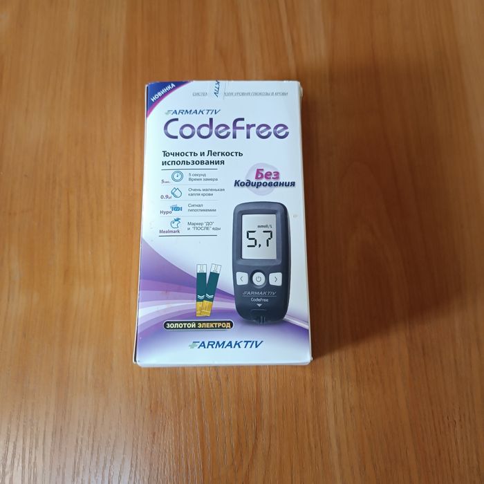 Глюкометр CodeFree контроль уровня глюкозы