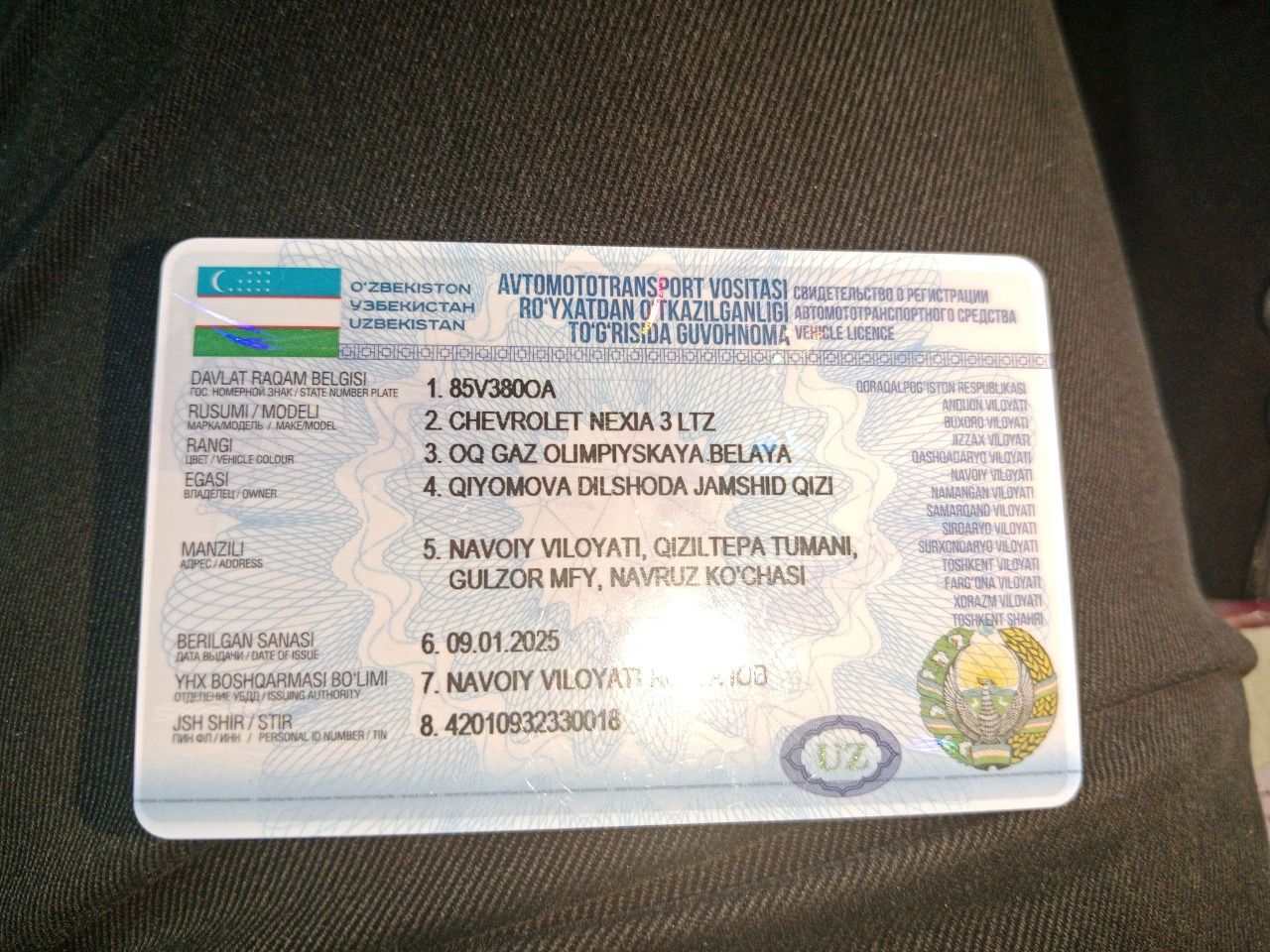 Neksiya ravon  sotiladi