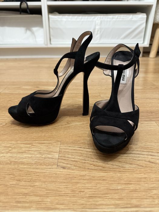 Sandale Miu Miu negre