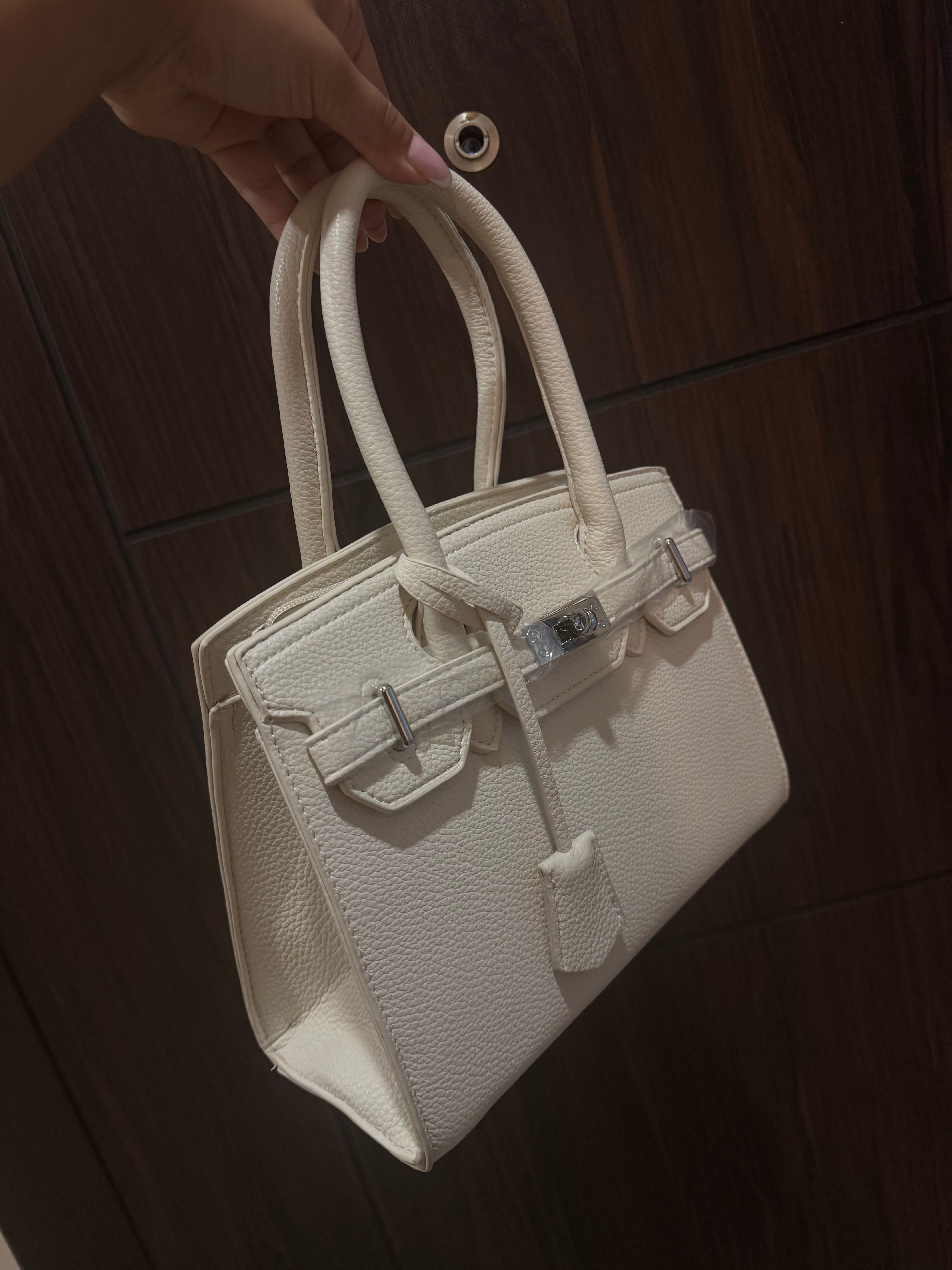 Бяла чанта ХИТ Hermes