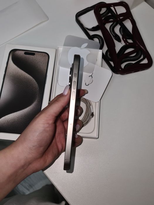 Айфон 15про мах 256гб идеал умуман чизилмаган кирилмаган