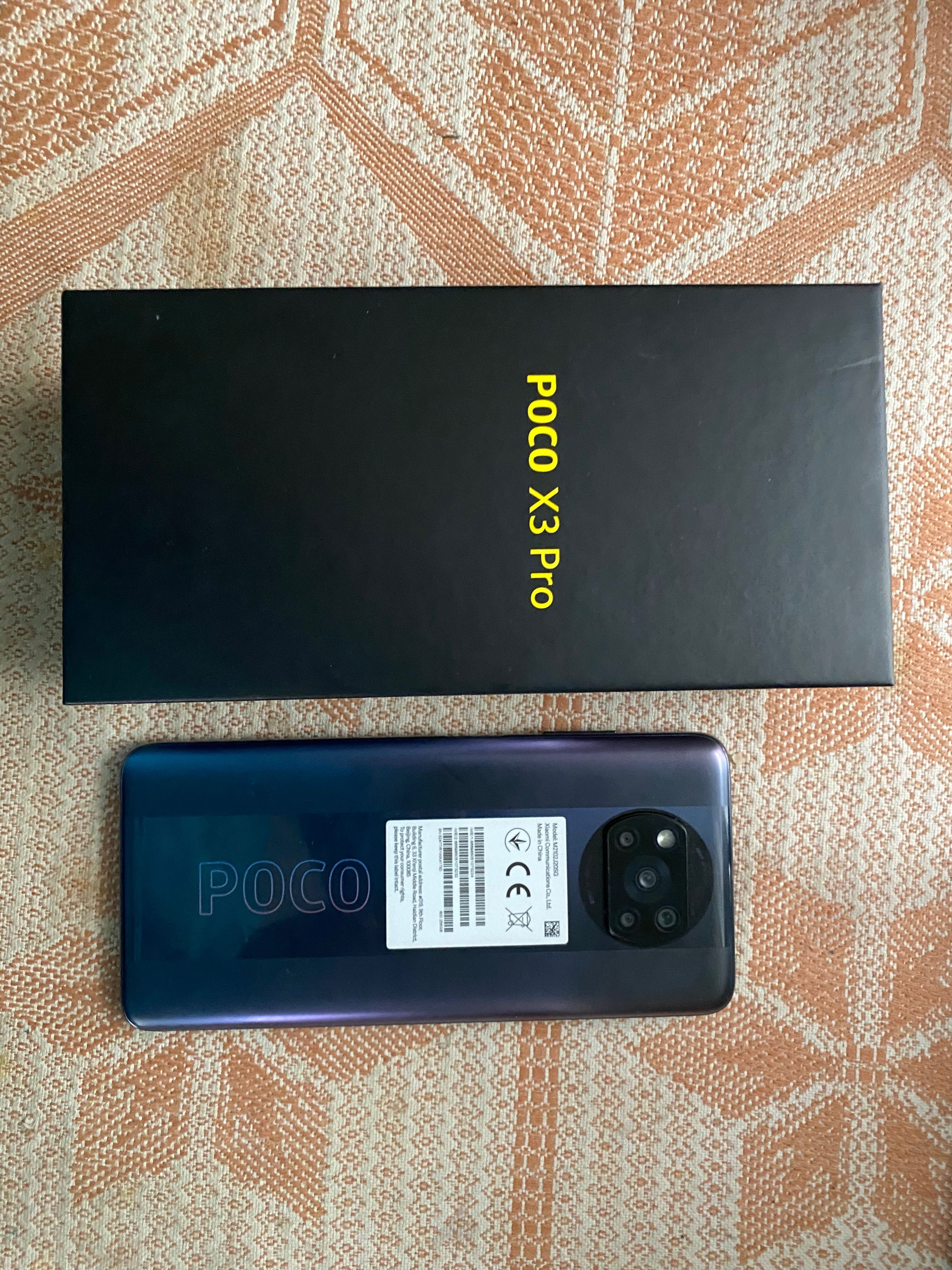 Poco X3pro 8/256. karobka dakument bor.