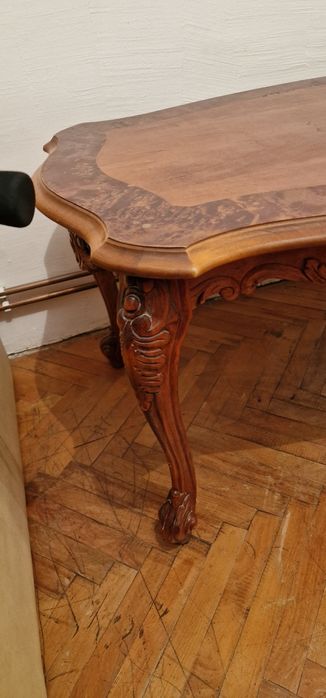 Vand masa cafea sculptata