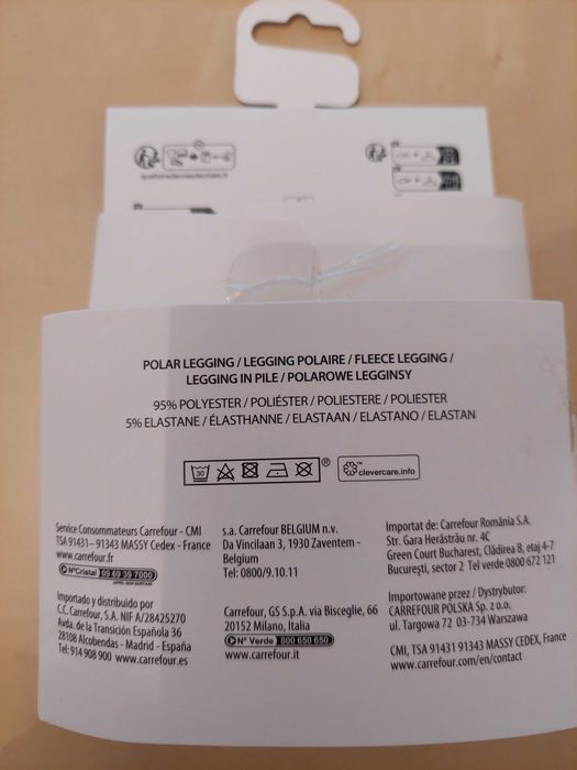 Colanți termici femei (3 perechi de mărimi diferite)