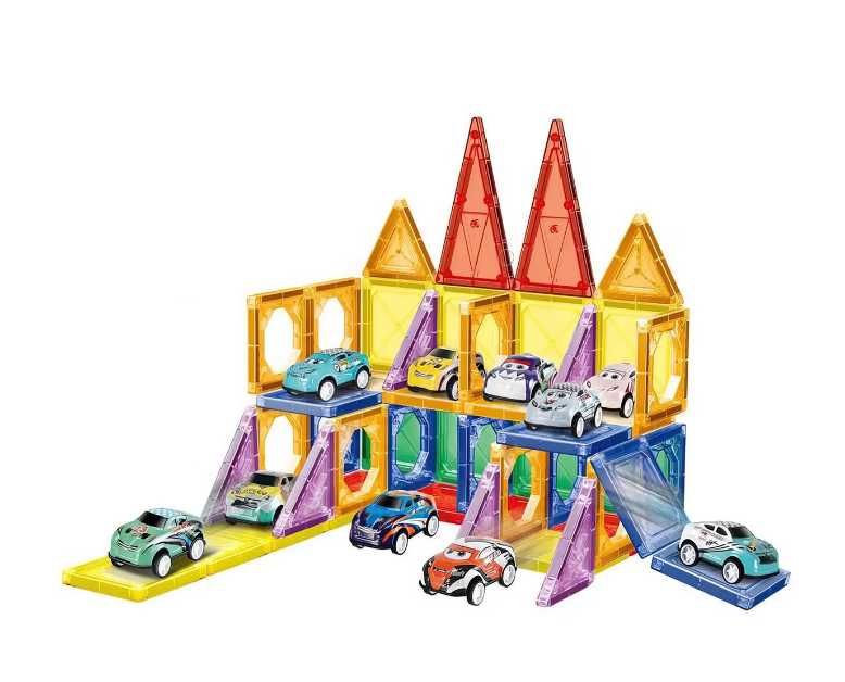 Голям 3D Цветен Магнитен конструктор MAGIC MAGNETIC BLOCKS