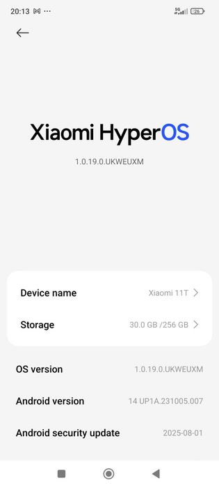 Xiaomi 11 T 256 gb 5 g
