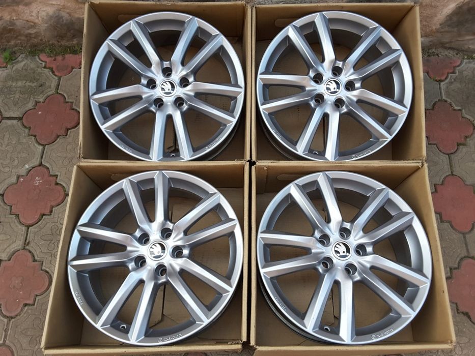 jante aliaj 18; 5x112; Skoda Kodiaq, Superb, Octavia Scout