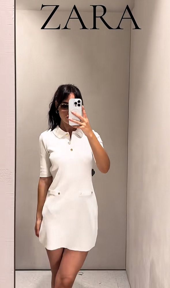 Рипсена рокля Zara