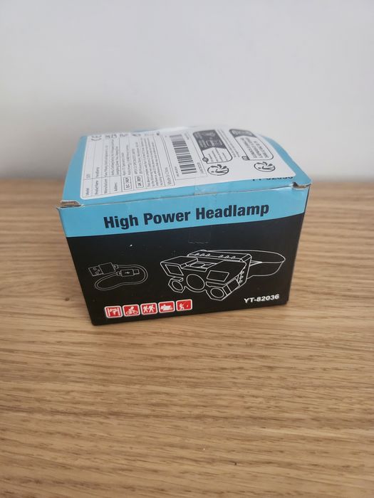 Lanterna led de cap, 4 tipuri de iluminat, acumulator intern, NOUA