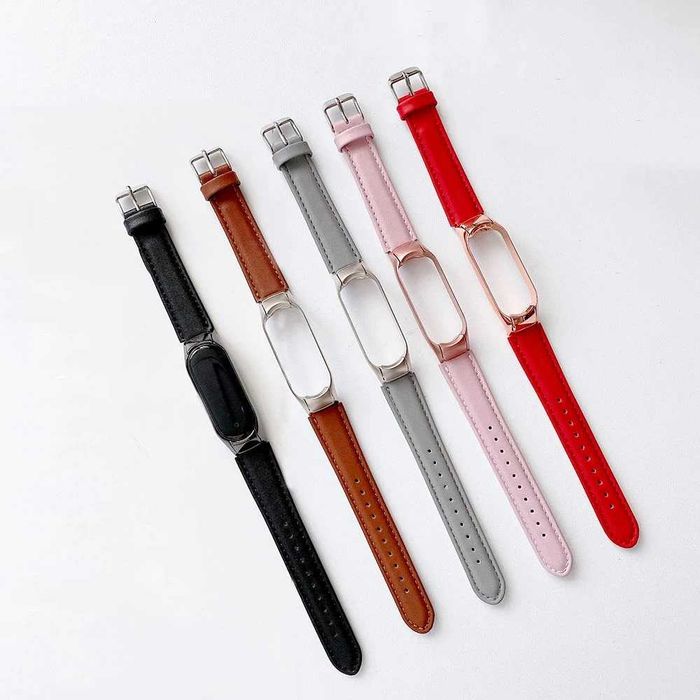 Curea piele bratara Xiaomi Mi Band 5 Mi Band 6 Amazfit Band 5 6