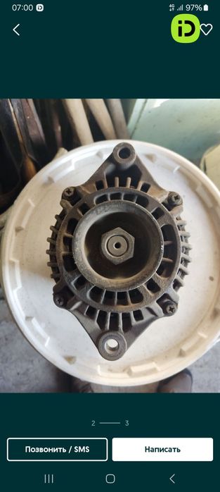 Продам генератор на ниссан примера р 12  ,Qg 18.полностью рабочий