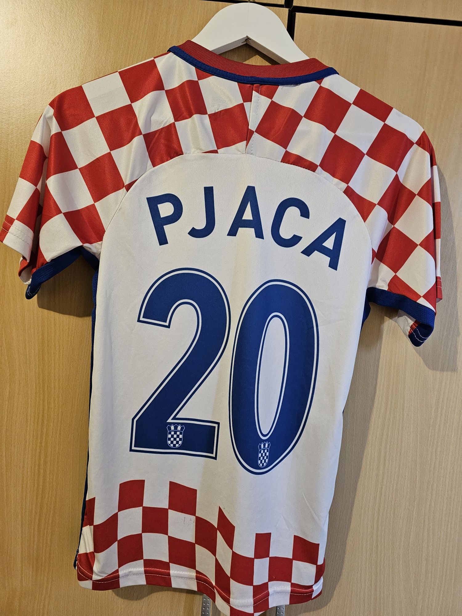 Tricou fotbal oficial de joc națională Croației de colecție