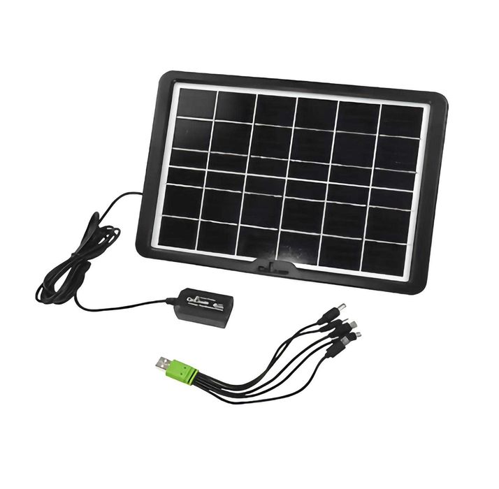 Panou Solar Portabil, Cablu cu Mufe 5 in 1