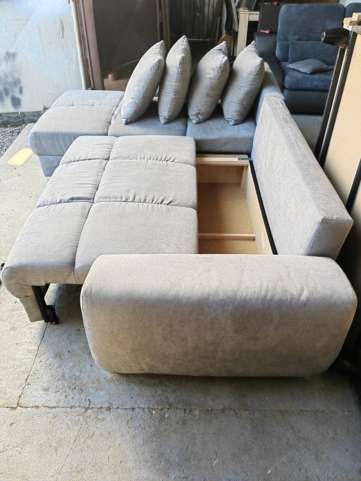 Colțar  extensibil gri