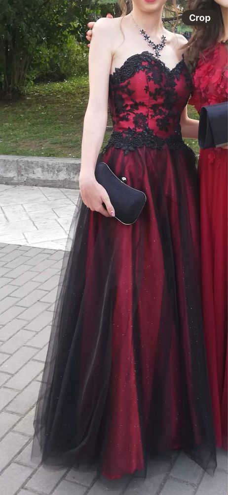 Бална рокля с брокат XXS