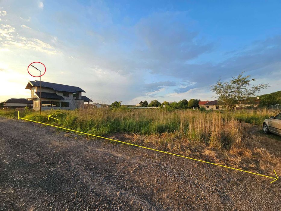 Snagov, 2 loturi teren, intravilan, fiecare de 630mp, cu front 20m