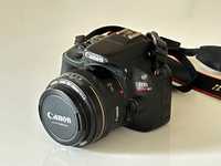 Фотоапарат Canon Rebel SL1 (100D) + обектив Canon EF 50mm f/1.4 USM